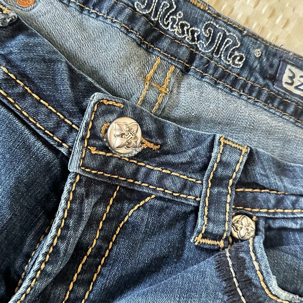 Miss Me Dark Blue Boot Cut Women's Jeans - Picture 5 of 8